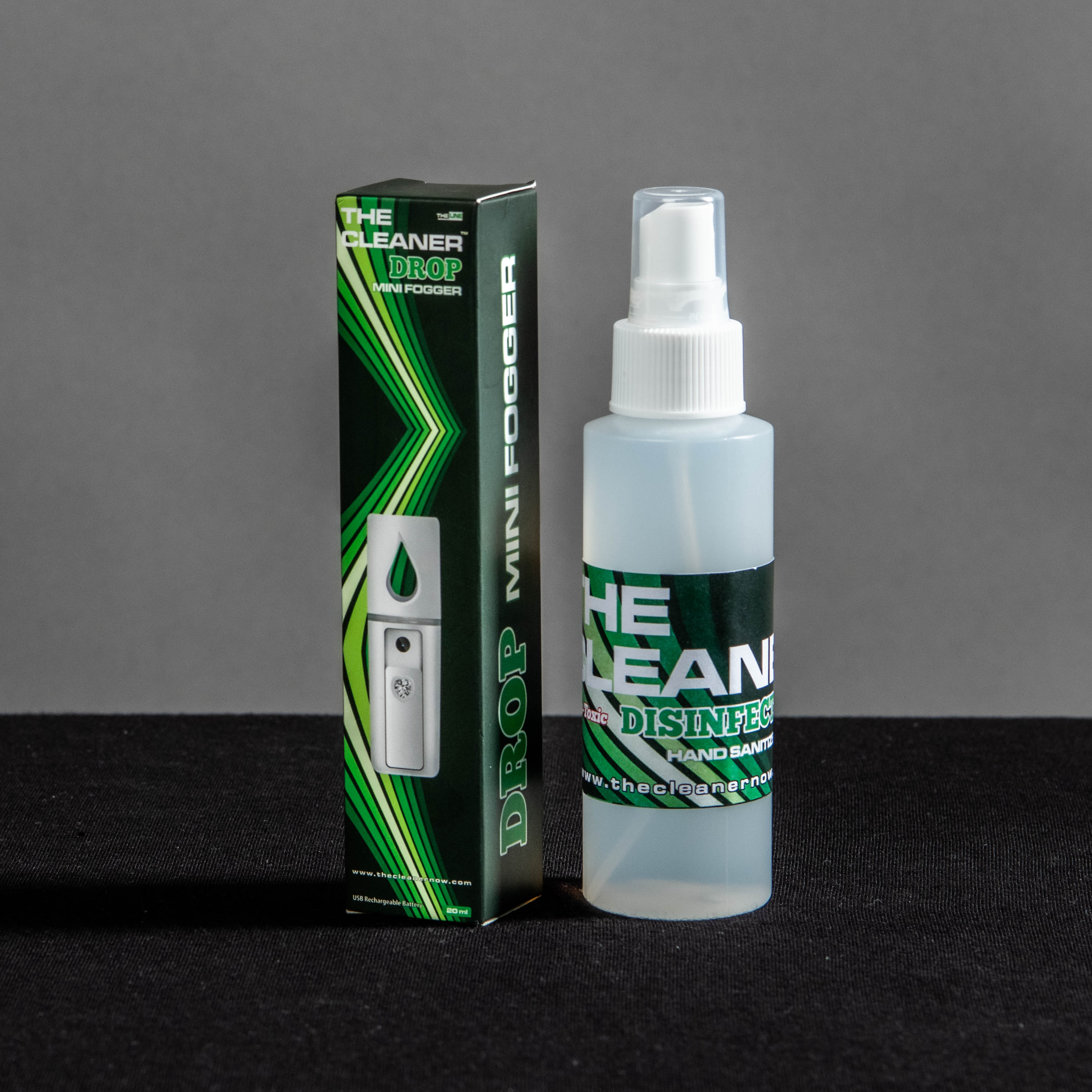 image of Drop Mini Fogger with 4oz solution spray 